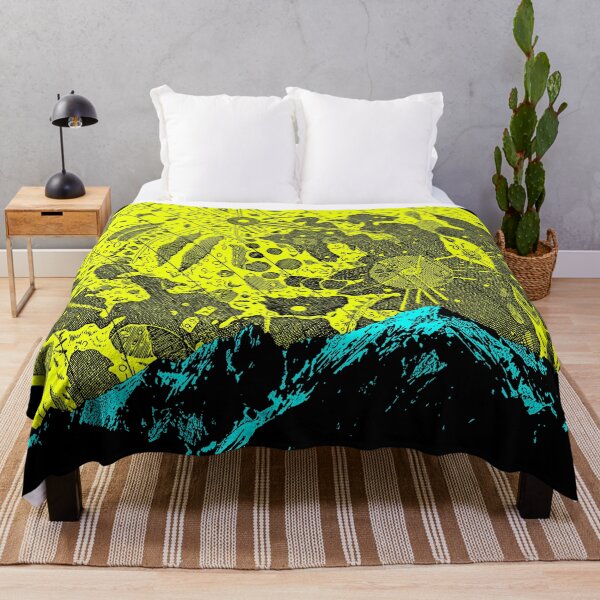 Item preview, Aesthetic Moon Mountain - Neon Colors designed and sold by cannevas.