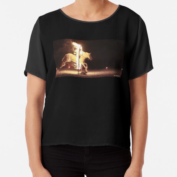 Horse of Fire Chiffon Top