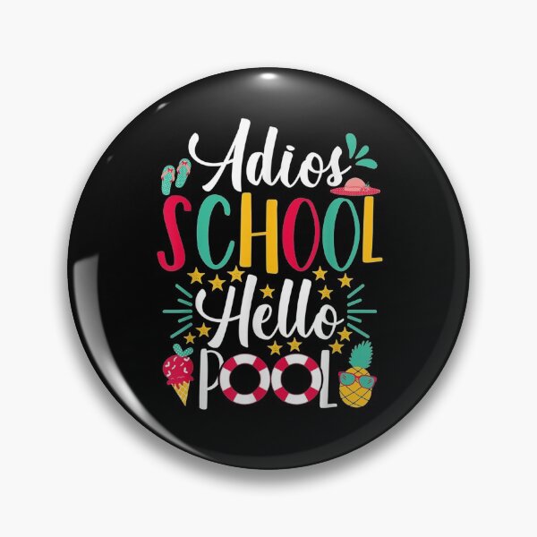 Item preview, Adios School Hello Pool Funny Spanish Last Day Of School Gift  designed and sold by caral8.