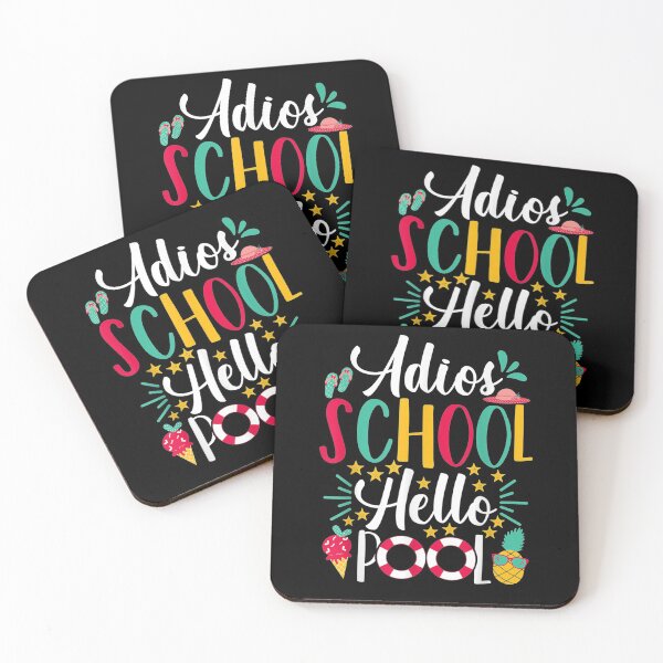 Item preview, Adios School Hello Pool Funny Spanish Last Day Of School Gift  designed and sold by caral8.