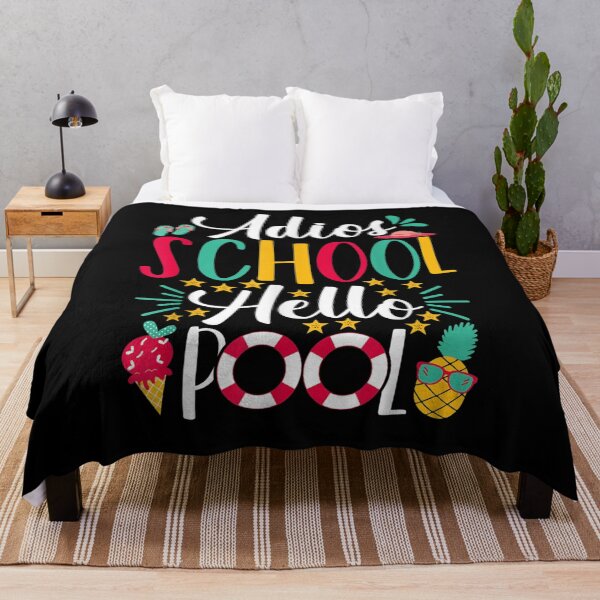 Item preview, Adios School Hello Pool Funny Spanish Last Day Of School Gift  designed and sold by caral8.