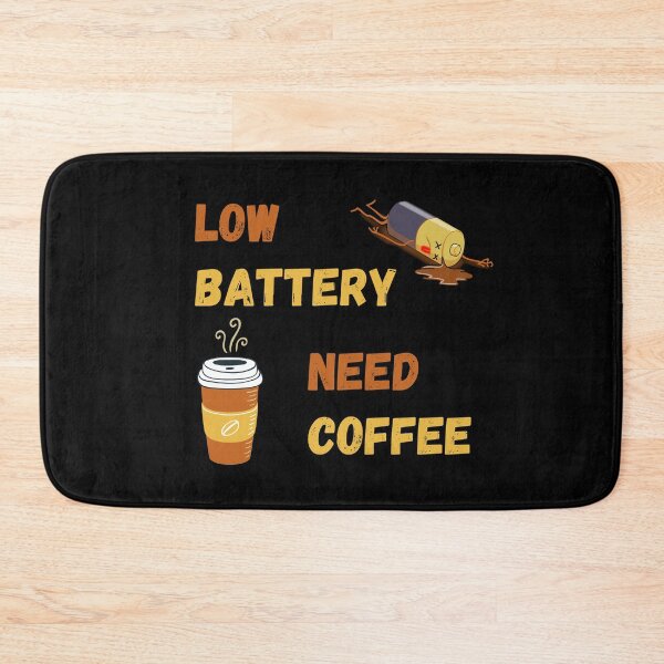 Item preview, Coffee charging battery - low battery coffee refill - Coffee lover designed and sold by For the love of Pixels.