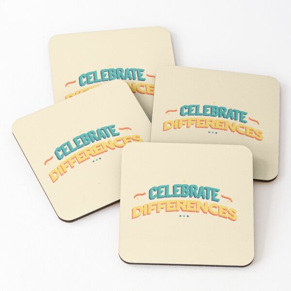 Item preview, Celebrate differences typography diversity designed and sold by popcarol.