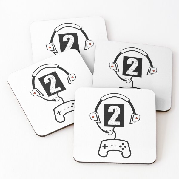 Item preview, Headset and Game Controller Two - White designed and sold by BusyMonkeys.