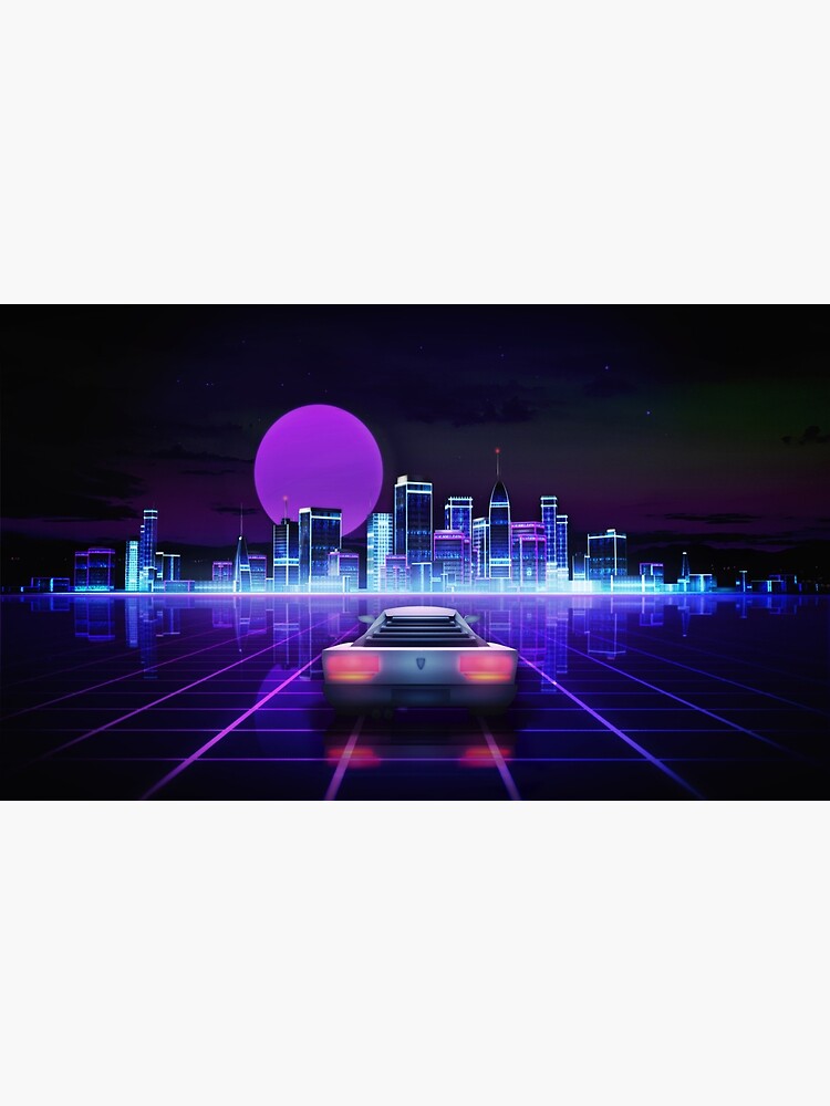 Thumbnail 3 of 3, Poster, Cyber city, futuristic arcade games concept designed and sold by Maingraph.