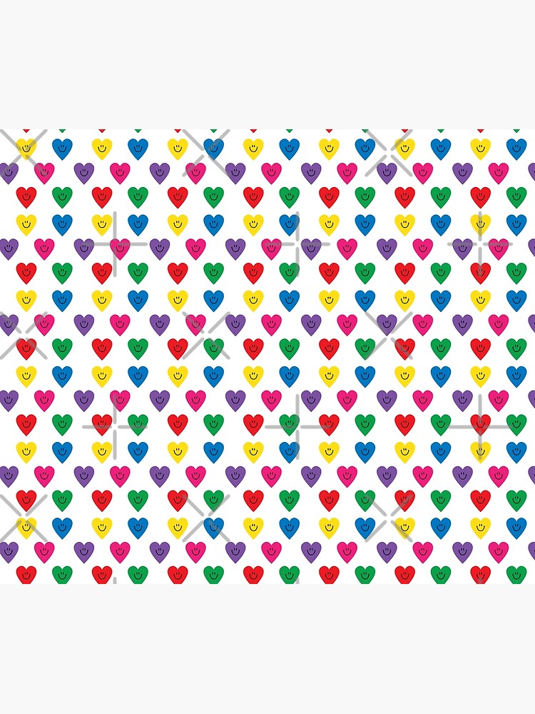 Disover Rainbow Kidcore Hearts Quilt