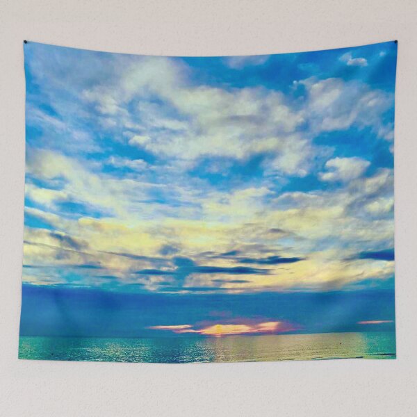 Item preview, Sky meets Sea Sunset  designed and sold by BeCarpeDiem.