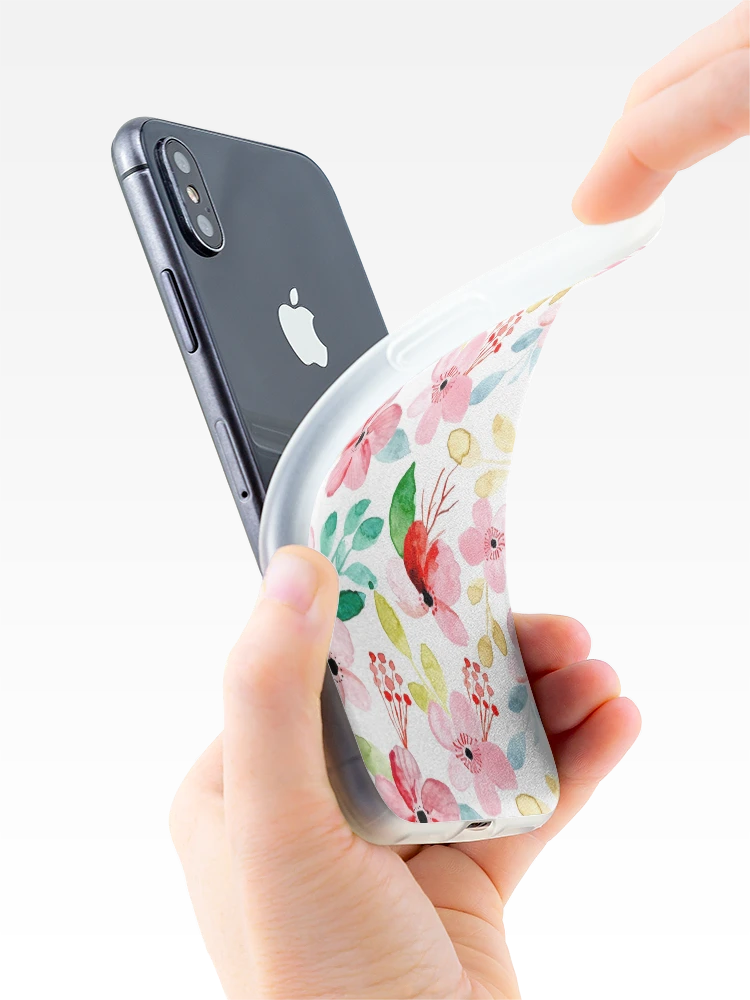Aperçu 4 sur 5. Coque iPhone avec l'œuvre Summer Botanical Garden créée et vendue par Patternsonly.