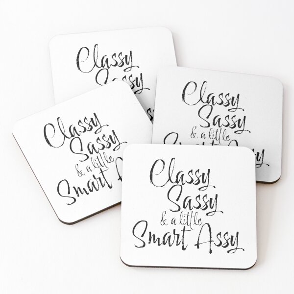 Item preview, Classy, Sassy, and a Little Smart Assy, Humor - Dark Version designed and sold by Sign Shop Humor.