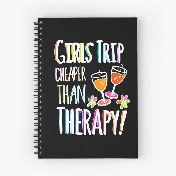 Item preview, Girls Trip Cheaper Than Therapy - Colorful Palette designed and sold by Squarebird.