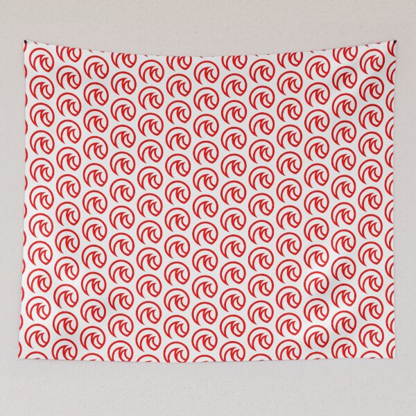 Item preview, Red Waves Curve Lines designed and sold by Noverda Nawarizka Prabowo.