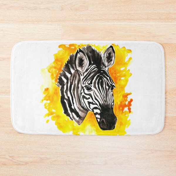 Artikelvorschau, Aquarell Zebra. Savanne-Zebra-Liebhaber. entworfen und verkauft von ZheltakovaIana.