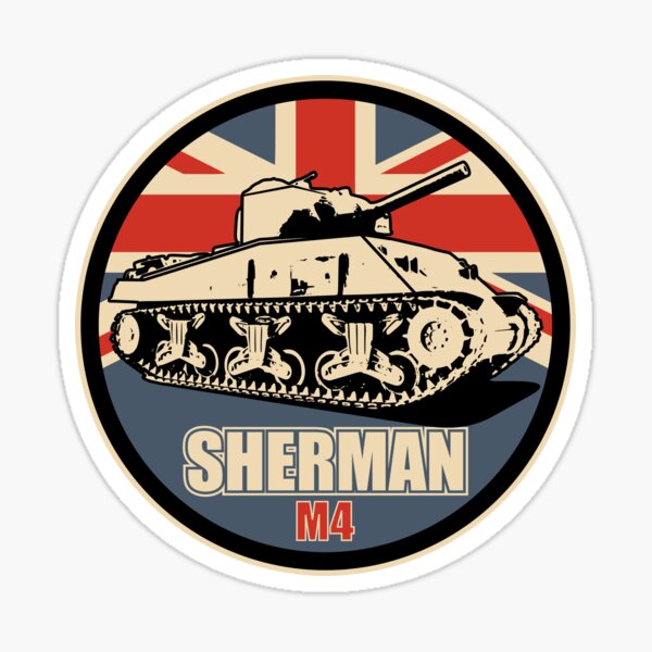 Vista previa del artículo con la obra «Tanque británico M4 Sherman», diseñado y vendido por StrongVlad.