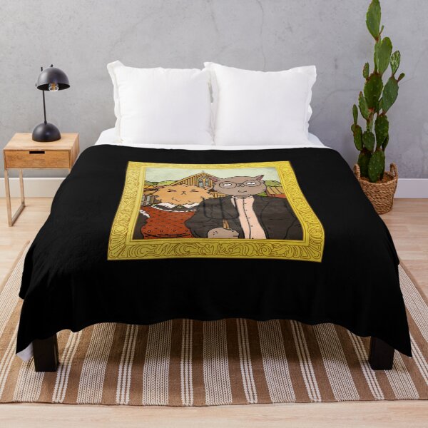 Item preview, American Gothic Cat designed and sold by SukaSukaSukaTee.