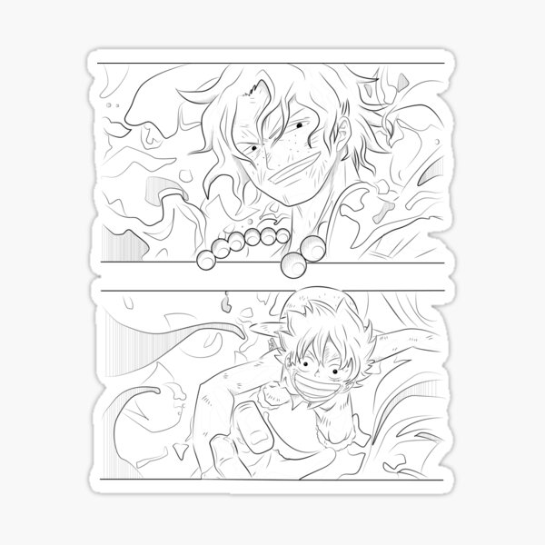 Asl One Piece Sticker By Zxer Redbubble