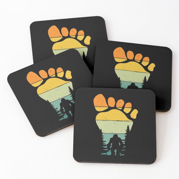Item preview, Funny Retro Bigfoot Sasquatch Believer Vintage Footprint designed and sold by DoSt-997.