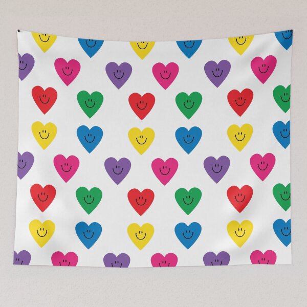 Item preview, Rainbow Kidcore Hearts 1 designed and sold by art-by-gui.