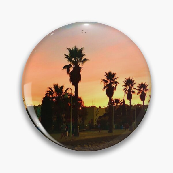 Item preview, Palm Tree Sunset Portugal Coast  designed and sold by BeCarpeDiem.