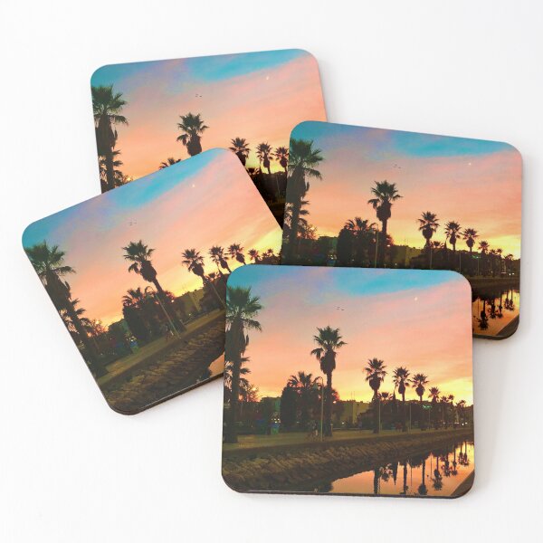 Item preview, Palm Tree Sunset Portugal Coast  designed and sold by BeCarpeDiem.
