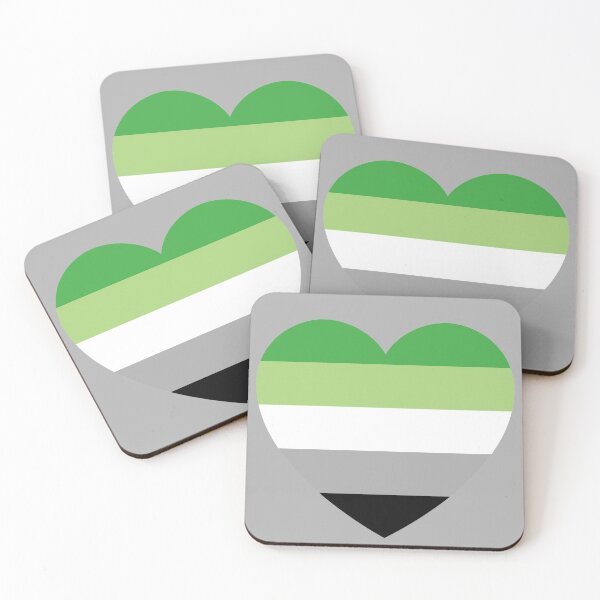 Item preview, Simple Aromantic  Pride Heart Flag  designed and sold by JosTees96.