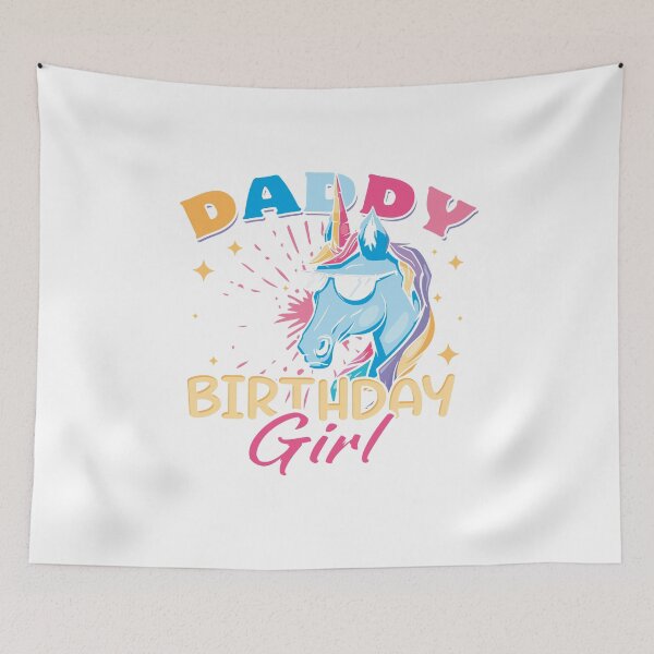 Item preview, Daddy Of The Birthday Girl Unicorn Funny Father Dad Daughter designed and sold by DoSt-997.