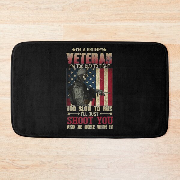 Item preview, I'm A Grumpy Veteran Be Done With It Usa Flag Gift  designed and sold by caral8.