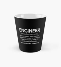Taza cónica Engineer Sustantivo Camisetas