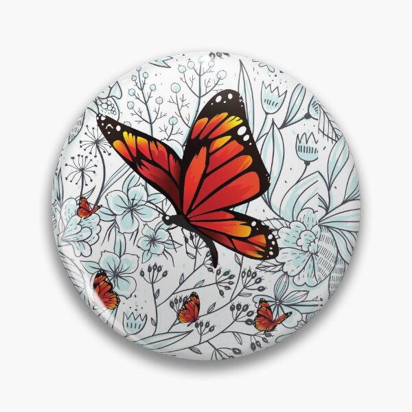 Item preview, Camiseta de mariposa y amigos con flores. designed and sold by KD8264.