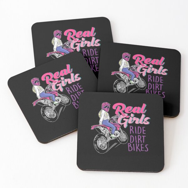 Item preview, Real Girls Ride Dirt Bikes Motocross Lover Motorcycle Women designed and sold by DoSt-997.
