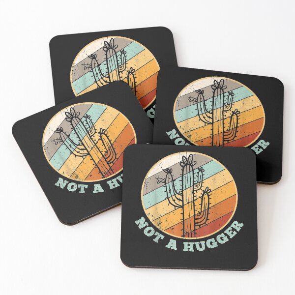 Item preview, Not A Hugger I Am Not A Hugger Cactus Funny Vintage  designed and sold by sheilase.