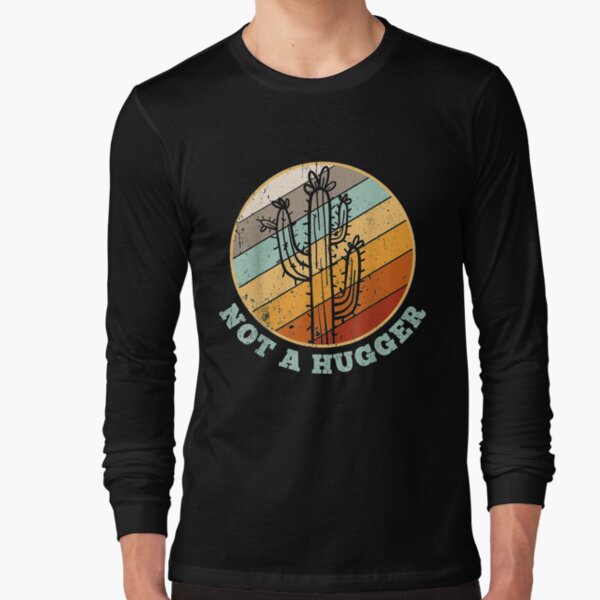 Item preview, Not A Hugger I Am Not A Hugger Cactus Funny Vintage  designed and sold by sheilase.
