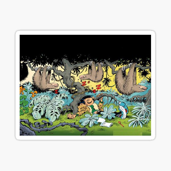 Gaston Lagaffe Sticker