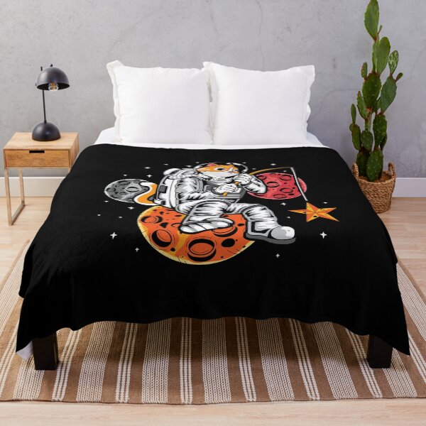 Item preview, Funny Catronaut Fishing Stars Space Cat Astronaut Planet designed and sold by DoSt-997.
