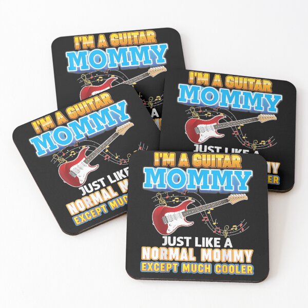 Item preview, I'm A Guitar Mommy Just Like Normal Except Much Cooler Gift  designed and sold by caral8.