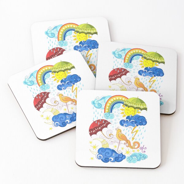 Item preview, Fairytale Weather Forecast Print designed and sold by lissantee.