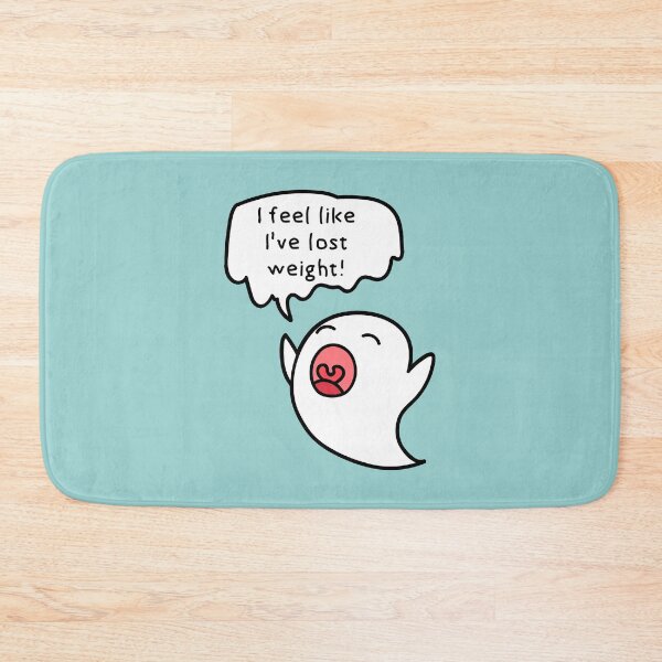 Item preview, Ghost I FEEL LIKE I'VE LOST WEIGHT! spooky cartoon diet funny  designed and sold by SolidEarthArt.