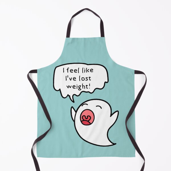 Item preview, Ghost I FEEL LIKE I'VE LOST WEIGHT! spooky cartoon diet funny  designed and sold by SolidEarthArt.