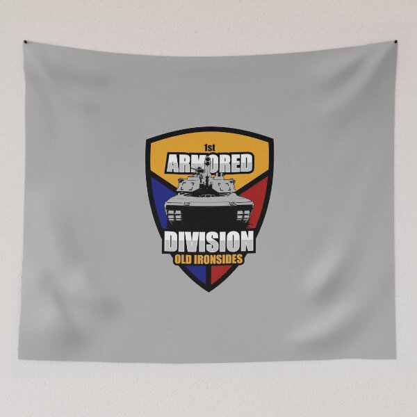 Item preview, M1 Abrams 1st Armored Division Shield designed and sold by StrongVlad.