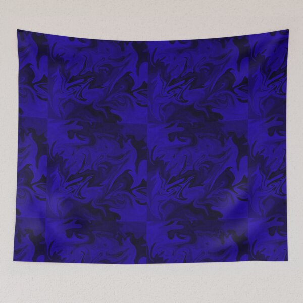 Item preview, Chaos Stream in Trypan Blue designed and sold by Swirlify Apparel.