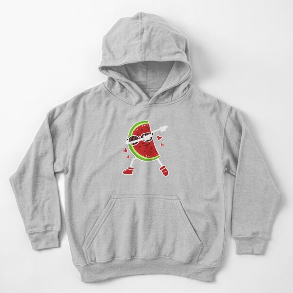 Watermelon Dabbing Kawaii Kids Pullover Hoodie