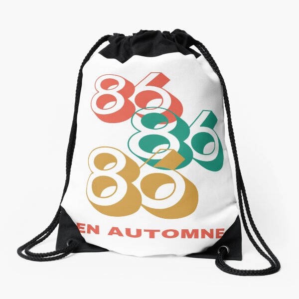 born in 1986 in Autumn Drawstring Bag