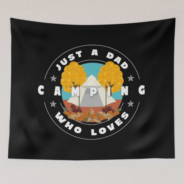 Item preview, Just a dad who loves camping designed and sold by PhotoPrise.