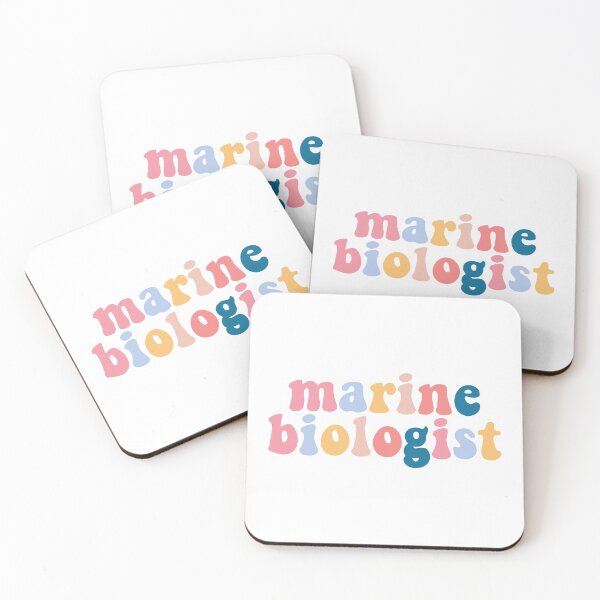 Item preview, Marine biologist typography designed and sold by flatbrownbread.