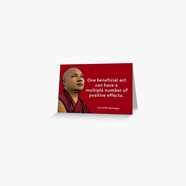 ONE BENEFICIAL ACT Greeting Card