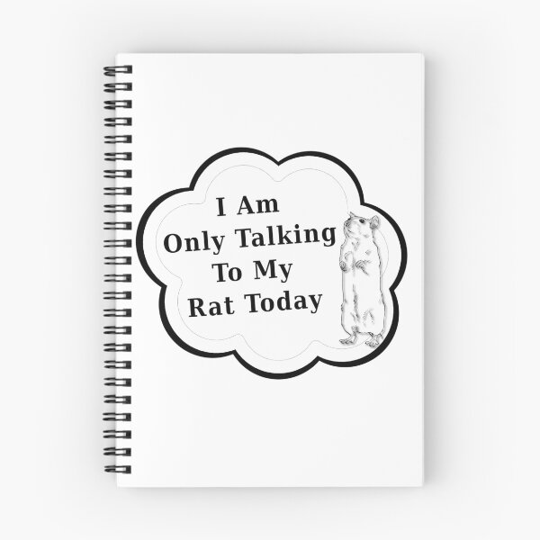 Item preview, I Am Only Talking To My Rat Today | Funny Rat Lover designed and sold by kmcs.