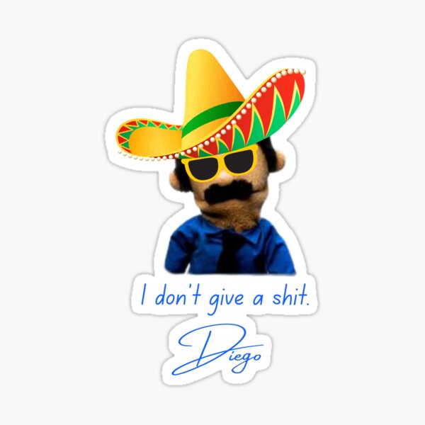 "Awkward Puppets Diego" Sticker for Sale by mrWho999 Redbubble
