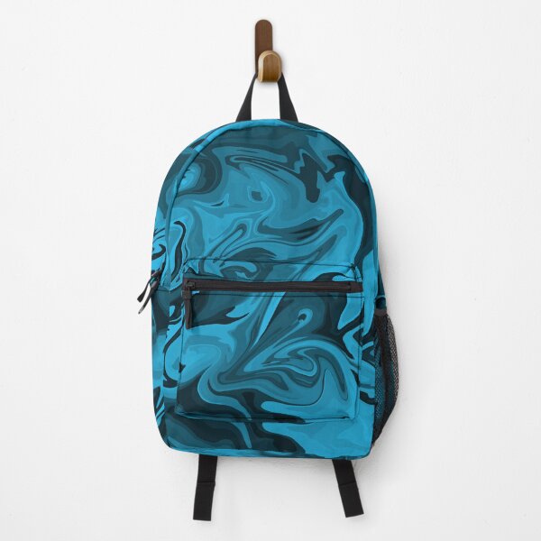 Item preview, Chaos Stream in Vivid Sky Blue designed and sold by Swirlify Apparel.