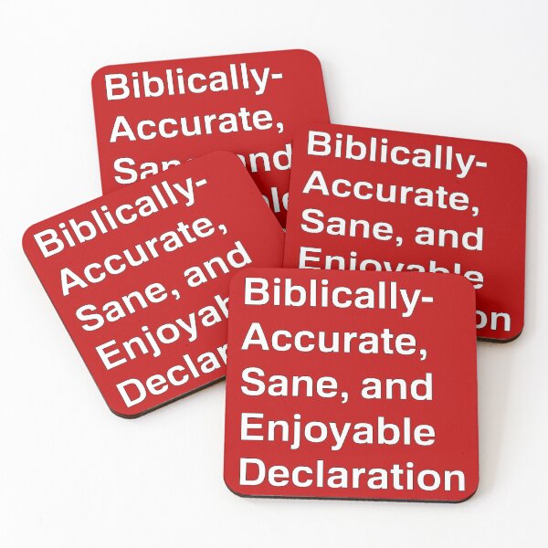 Item preview, BASED: Biblically-Accurate, Sane, and Enjoyable Declaration designed and sold by WhoIsJohnMalt.