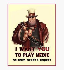 Uncle Heavy wants YOU Photographic Print