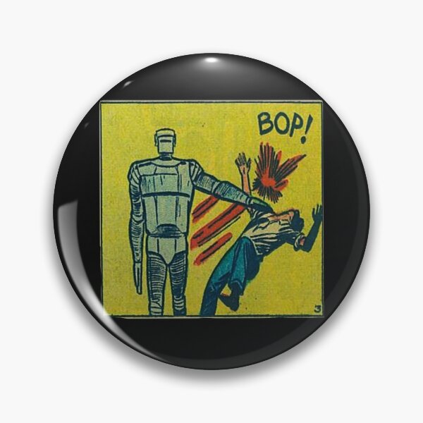 Artikelvorschau, Vintage Comic-Panel - Roboter BOP! entworfen und verkauft von Stickyourselfon.